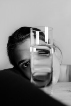 Distorted face
