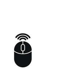 Wireless input device Glyph Icon