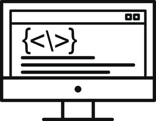 Programming Line Icon