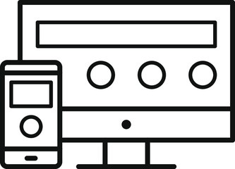 Responsive Line Icon