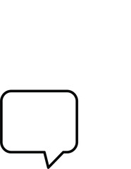 Naklejka premium chat 19 Line Icon