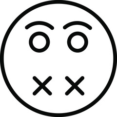 silent Line Icon