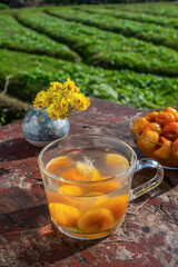 Nutritious and delicious candied kumquat tea