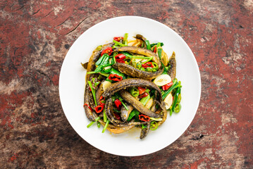 Hunan Farmhouse Spicy Loach with Firewood and Vegetables