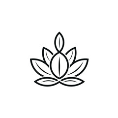 Lotus Flower Bloom Logo Design Inspiration