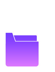 File Manager Glyph Gradient
