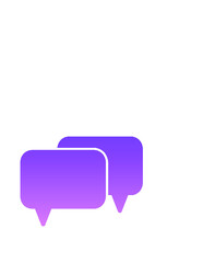 Naklejka premium chat 28 Glyph Gradient