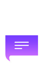 chat 44 Glyph Gradient
