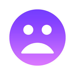 Obraz premium crying Glyph Gradient