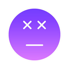 Obraz premium dead Glyph Gradient