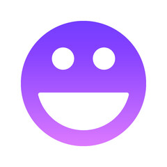 Smiley emojis gradients icons