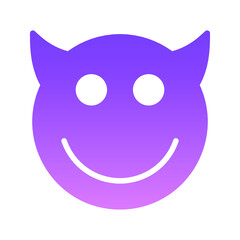Smiley emojis gradients icons