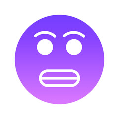 Smiley emojis gradients icons