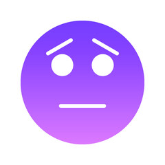 upset Glyph Gradient