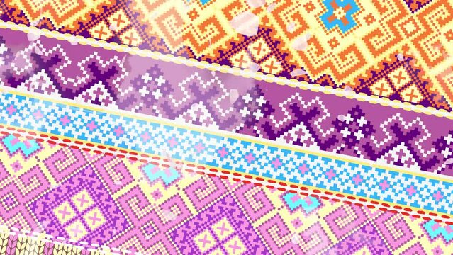 Hand painted watercolor Paisley rose peony flower