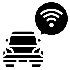WIFI glyph icon,linear,outline,graphic,illustration
