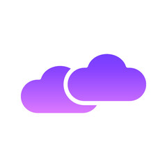 Cloud Glyph Gradient