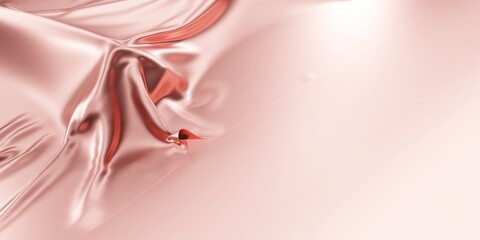Shiny Sheet Shiny Texture Light Pink Luxurious Background 3D Illustration