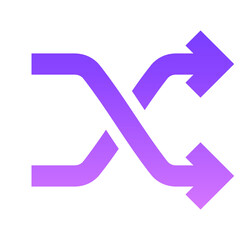 Arrow 12 Glyph Gradient