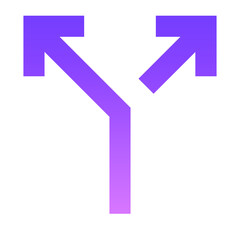 Arrow 13 Glyph Gradient