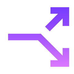 Arrow 16 Glyph Gradient