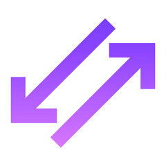 Arrow 19 Glyph Gradient