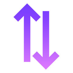 Arrow 23 Glyph Gradient