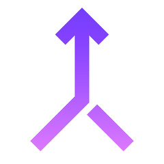 Arrow 2 Glyph Gradient