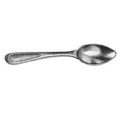vintage iron spoon