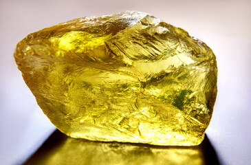 A rare citrine quartz , lemon quartz