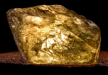 Very beautiful gold citrin sample. lemon quartz .