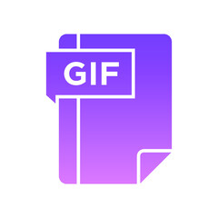 GIF Glyph Gradient  Icon symbols pictograms design elements visual representations