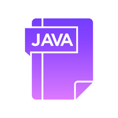 JAVA Glyph Gradient  Icon symbols pictograms design elements visual representations