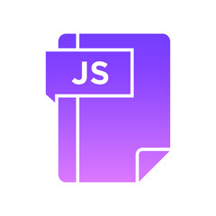 JS Glyph Gradient  Icon symbols pictograms design elements visual representations