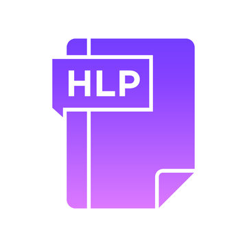 HLP Glyph Gradient  Icon symbols pictograms design elements visual representations