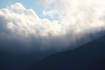 Fototapeta premium blue sky with clouds
