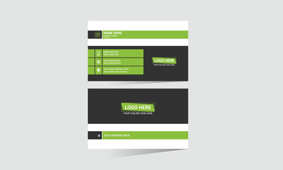 Fototapeta na wymiar vector business card design for best use