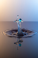 Water drop doing the dab