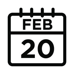 02-Feb - 20 Line Icon