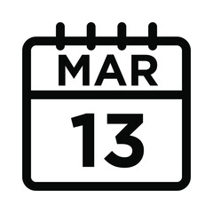 03-Mar - 13 Line Icon