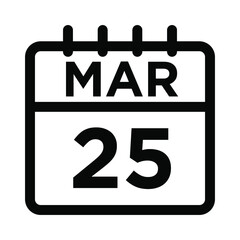 03-Mar - 25 Line Icon