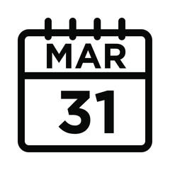 03-Mar - 31 Line Icon