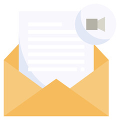 VIDEO flat icon,linear,outline,graphic,illustration