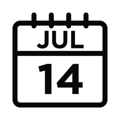 07-Jul - 14 Line Icon