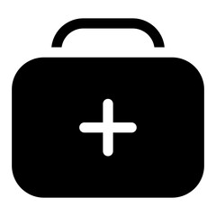 first aid kit glyph icon