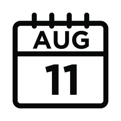 08-Aug - 11 Line Icon