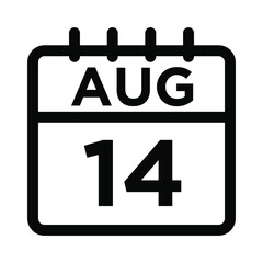 08-Aug - 14 Line Icon