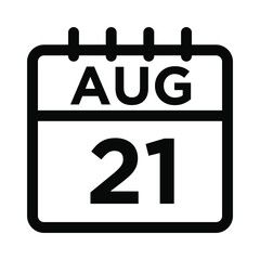08-Aug - 21 Line Icon