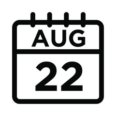08-Aug - 22 Line Icon