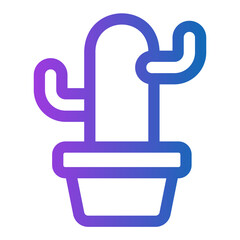 cactus gradient icon